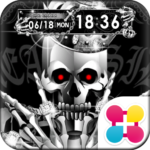 スカル壁紙 WS SKULL 無料テーマ