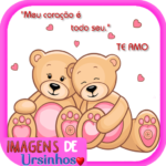 Imagens de Ursinho com Frases de Amor