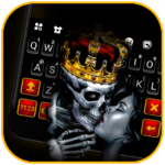 Skull Love Keyboard Theme